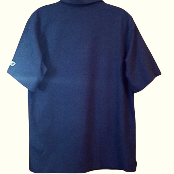 Reebok Men's Polo Short sleeves Navy Blue Size L - Picture 3 of 8